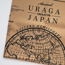 画像をギャラリービューアに読み込む, フォルムオリジナルのバンダナ【彼理(ペリー)来航地図】