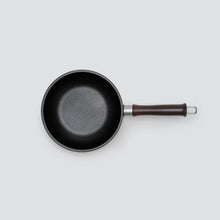画像をギャラリービューアに読み込む, 味わい鍋の片手18cmを上から
