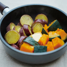 画像をギャラリービューアに読み込む, 味わい鍋の片手18cmで煮る・無水調理