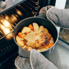 画像をギャラリービューアに読み込む, 味わい鍋の両手22cmでオーブン調理