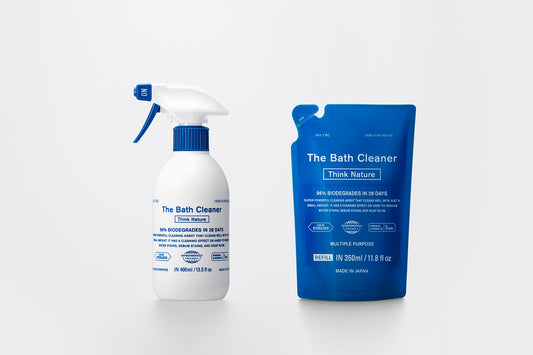 The Bath Cleaner [Think Nature] ボトルと詰替パックの商品写真