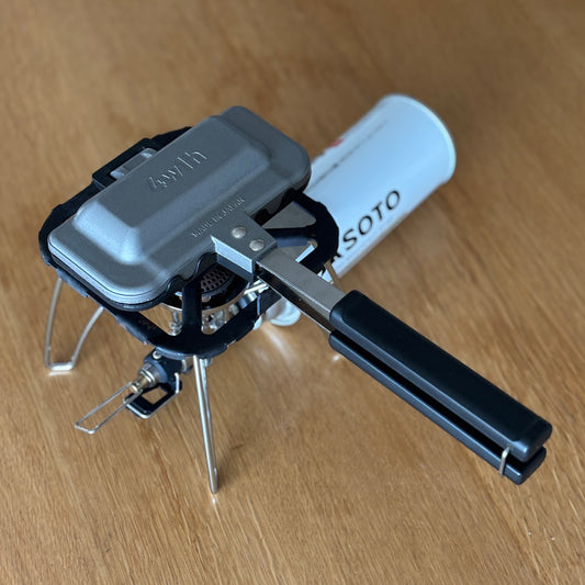 ホットサンドソロ と コンロサポーターのセット 4w1h